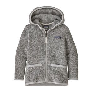 Patagonia Kids Heather Gray Zip-Up Hoodie